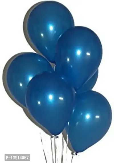 Masti Zone Pack of 50 Blue Balloons for Kids Theme Party Birthday Party (Blue)