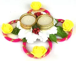 Urvi Creations Handmade Flower Tea Candle Diya Holder for Diwali Decoration  ation 6-thumb1