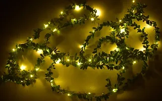 Urvi Creations 5 Meter Artificial Green Colour Merry Christmas Strings, Garlands with Battery Operated Led Light for X mas Christmas Tree Decoration and Home Decor-thumb4