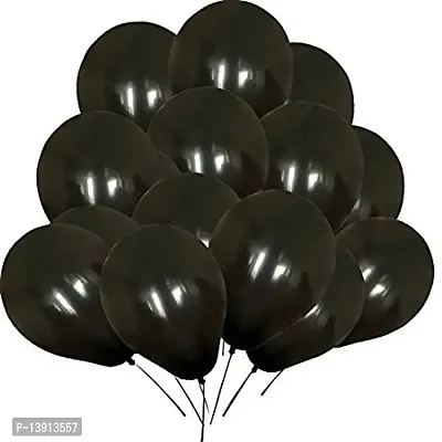 Masti Zone Pack of 50 Balloons (Black)