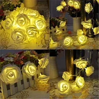 Urvi Creations Led Rose Flower String Lights,2 M String Romantic Flower Rose Fairy Light Lamp Outdoor for Valentine's Diwali Christmas-thumb3