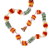 Urvi Creations Artificial Flower Garland/Wall Hangings Toran for Diwali, Navratra Festival Home, Tempe, Wedding, Decoration (Multicolour) - Set of 2-thumb3