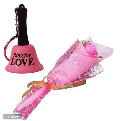 Forty Wings Valentines Day Special Rose Bouquet And Love Bell Gift For Girlfriend, Boyfriend ,Husband , Wife Valentines Rose Day Gift