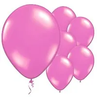 Masti Zone Pack of 100 12 inch Matallic Latex Balloons for Decoration (Pink)-thumb3