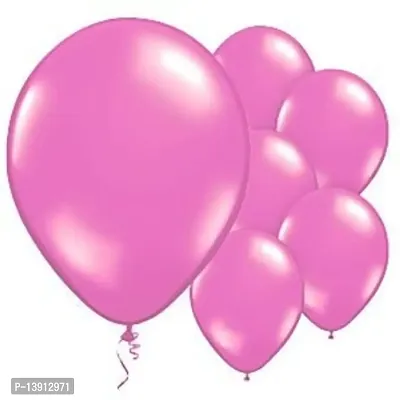 Masti Zone Pack of 100 12 inch Matallic Latex Balloons for Decoration (Pink)-thumb4