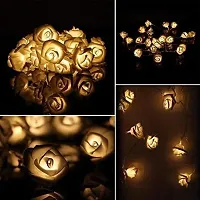 Urvi Creations Led Rose Flower String Lights,2 M String Romantic Flower Rose Fairy Light Lamp Outdoor for Valentine's Diwali Christmas-thumb1