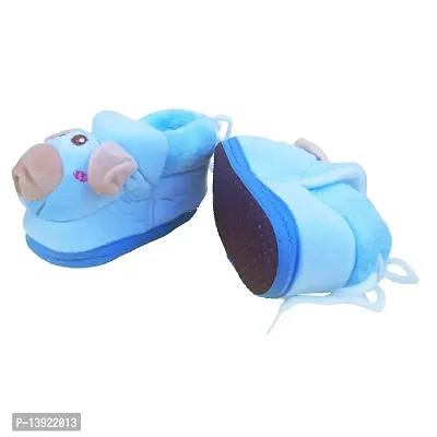 ToyToon Cute Fancy Blue Crtoon Style Booties/Shoes 0-6 Months for Babies Boys and Girls Unisex-thumb0