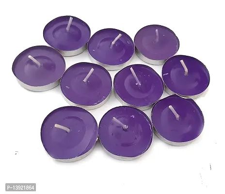 Forty Wings 10 Pcs Purple Candles Fragrance,Scented Wax Tealight Candles