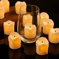 Urvi Creations Set of 12 Smokeless, Flameless, Battery Operated Led Tea Light Candles Diya for Diwali Gift-thumb3