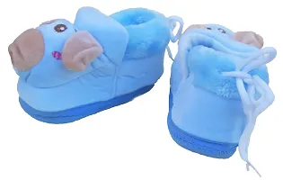 ToyToon Cute Fancy Blue Crtoon Style Booties/Shoes 0-6 Months for Babies Boys and Girls Unisex-thumb1