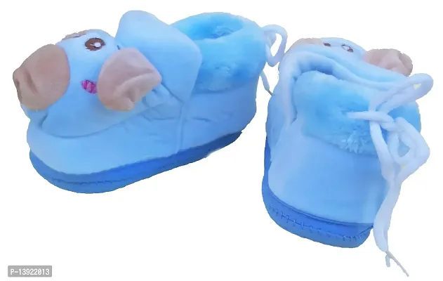 ToyToon Cute Fancy Blue Crtoon Style Booties/Shoes 0-6 Months for Babies Boys and Girls Unisex-thumb2