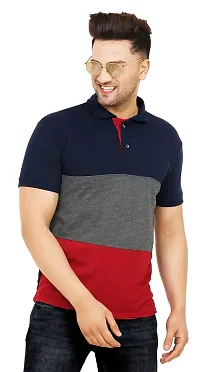 LEOTUDE Regular Fit Matty Men's Polo T-Shirt (Pack of 2)-thumb1