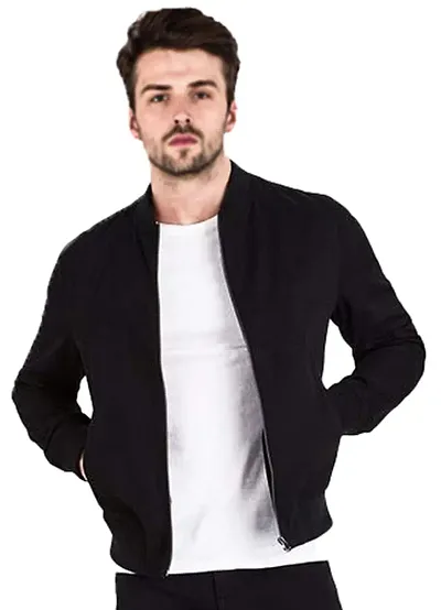 LEOTUDE Men's Regular Fit Cotton Jacket (Color: Multi)
