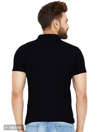 LEOTUDE Men's Regular Fit Half Sleeve Polo T-Shirt-thumb3