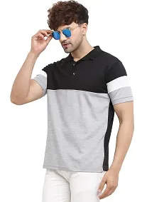 LEOTUDE Men's Regular Fit Matty Polo Men's T-Shirt Combo (Pack of 2)-thumb1
