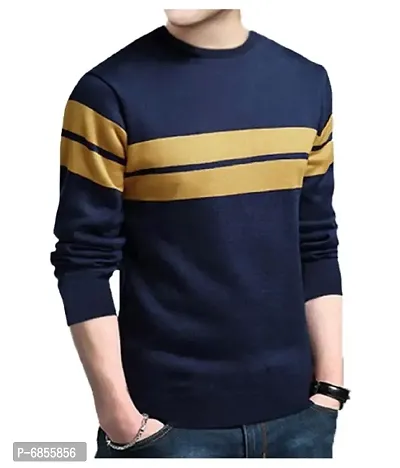 Trendy Cotton Blend Regular Fit Full Sleeve T-Shirt For Men-thumb0