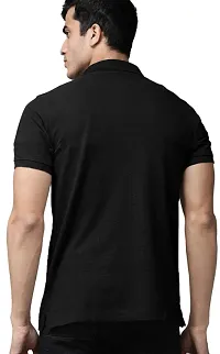 Trendy Cotton Blend Regular Fit Half Sleeve Polo T-Shirt For Men-thumb1