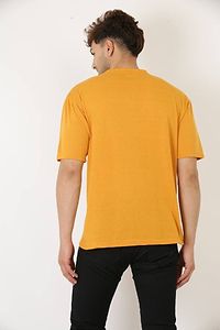 Trendy Cotton Blend Oversized Half Sleeve T-Shirts For Men-thumb1