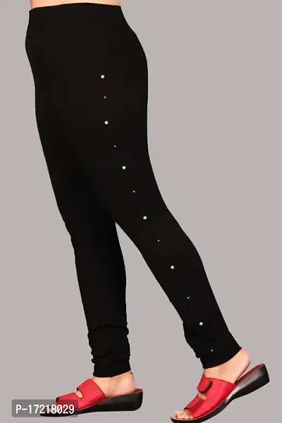 Stretchable and stylish Black Ankle Length Jegging-thumb2