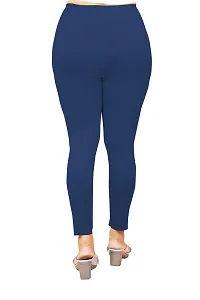 Gorgeous Trendy Ankle Length Navy Blue Women Leggings-thumb1