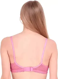 Caduet Women's Lace Non-Padded Wirefree Full Coverage Regular Wear Sports Bra Pack of 1 (D_522)-thumb1