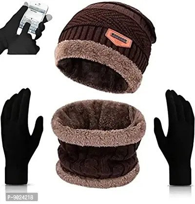 Fur hat scarf clearance and gloves