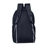 Zaysoo School Bags for Boys and Girls Genuine Backpack Coaching Bag Multiuse Bag II School Backpack( Black 25L )-thumb1