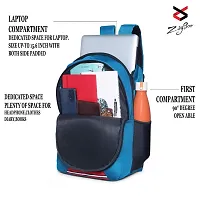 Zaysoo School Bags for Boys and Girls Genuine Backpack Coaching Bag Multiuse Bag II School Backpack( Sky Blue 25L)-thumb2