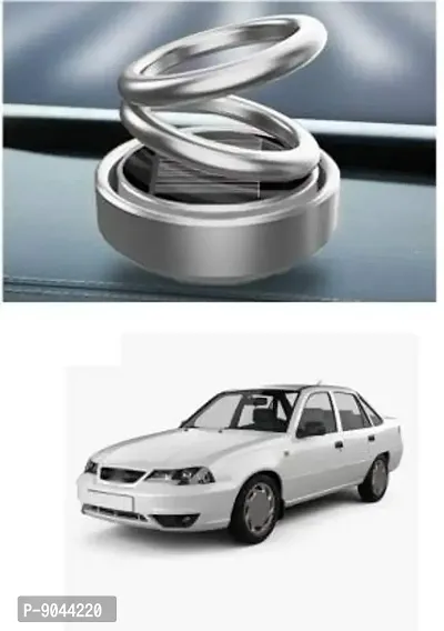 Alloy Body Car Solar Power Rotating Design Organic Fragrance Air Freshener Perfume