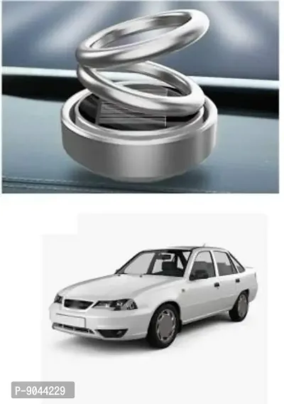 Alloy Body Car Solar Power Rotating Design Organic Fragrance Air Freshener Perfume-thumb4