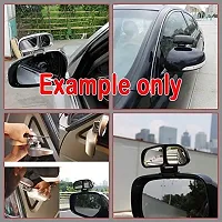 Manual Blind Spot bottom Mirror For Universal For Car Universal For Car || Adjustable 360 Degree Wide Angle Car Rear View|| Double View Glass Parking Mirror For All Cars-thumb4