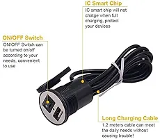 Motorcycle Bike Mobile Phone USB Charger Power Adapter 12v Waterproof Universal for All Scooters  Bikes-thumb4