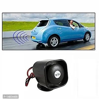 Car Reverse Back Gear Tuk Tuk Horn for Car Reverse Safety Device for All Car (1 Pc, Black)-thumb0
