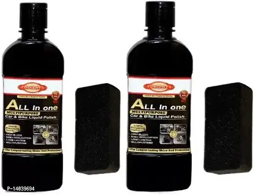 Decent Liquid Car Polish for Leather, Tyres, Metal Parts, Dashboard  (200 ml)(2 bottle of 200ml)