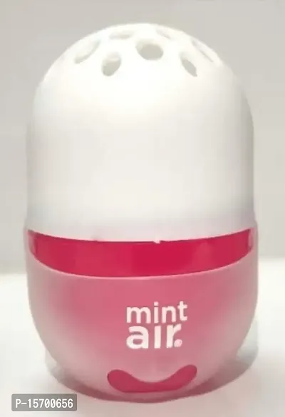 Mint Air Gel Car Perfume |Water Based Car Air Freshener - PINK (100g)-thumb0