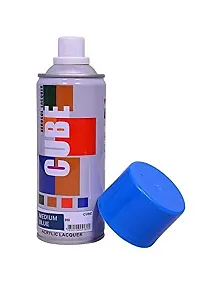 Cube Aerosol Acrylic Multi purpose Fast-Drying Spray Paint Applicable On Vinyl, Wood, Fiberglass, Plastic, Metal Or More/1 Quantity - (Blue)-thumb1