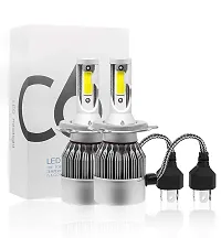C6 H4 50W/4600LM Plug  Play Headlight Light LED Conversion Kit for Cars/Scooty/Bike (6000K)-thumb2