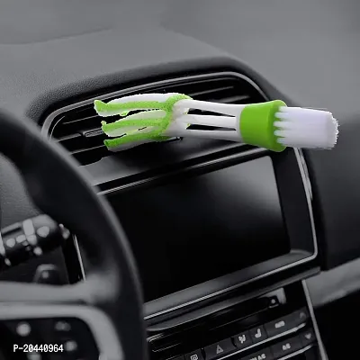 Multipurpose Microfibre Double Sided Car AC Vent Cleaning Brush, Blinds, Keyboard - Pack of Two-thumb5