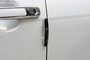 Universal Anti Scratch I Pop Car Door Edge Guard Bumper Scratch Protector Compatible with All Cars Black Colour (Set of 4)-thumb2