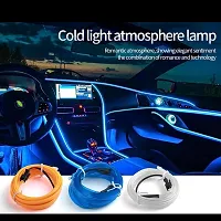 Car Interior Light Ambient Neon Light for All Car Models with Lighter Socket (Blue, 5 Meter)-thumb1