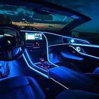 Car Interior Light Ambient Neon Light for All Car Models with Lighter Socket (Blue, 5 Meter)-thumb2