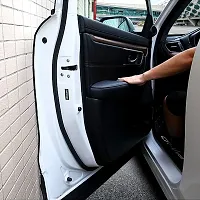 (Blue) U Shape Edge Trim Rubber Strip Seal Protector Car Door Edge Guards for Most Cars (16 ft/5 m)-thumb1