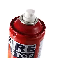 Aluminium 500 ml Fire Extinguisher Spray with Stand for Car and Home Pack of 1-thumb1