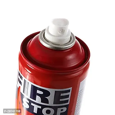 Aluminium 500 ml Fire Extinguisher Spray with Stand for Car and Home Pack of 1-thumb2