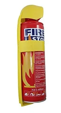 Aluminium 500 ml Fire Extinguisher Spray with Stand for Car and Home Pack of 1-thumb2