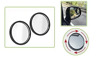 Universal 3R Flexible Blind Spot Mirror Round Shape Convex Side Rear View Mirror for All The Cars, Bikes and Other Vehicles-thumb2