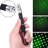 Green Multipurpose Laser Light Disco Pointer Pen Beam with Adjustable Antena Cap to Change Project Design for Presentation-thumb1