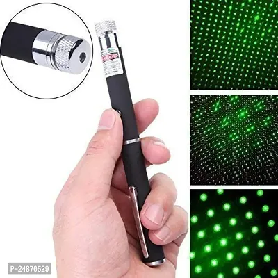 Green Multipurpose Laser Light Disco Pointer Pen Beam with Adjustable Antena Cap to Change Project Design for Presentation-thumb2