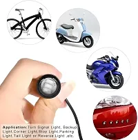 Motorcycle Led Strobe Light and Waterproof Flash Warning Brake Light Multicolor Pack of 2 for Universal Bike (Multicolor)-thumb3