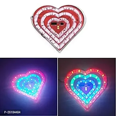 MULTICOLOR Silicon Heart Shape Led Light, 12V